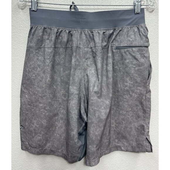 Lululemon T.H.E. Short 7" Linerless Mens Small Gray Gravel Dust Zip Pockets - Picture 7 of 10